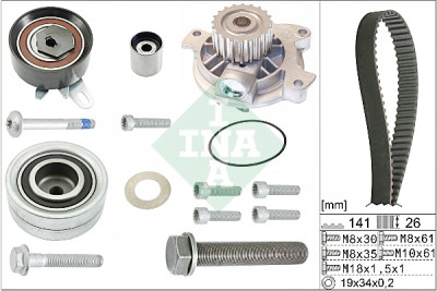 Pompe à eau + kit de distribution