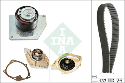 Pompe à eau + kit de courroie de distribution