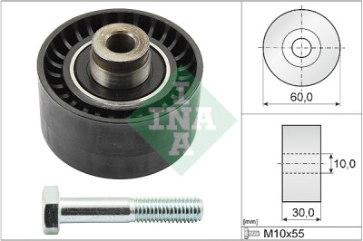 Poulie renvoi/transmission, courroie de distribution