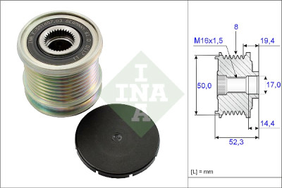 INA 535 0111 10 roue libre d'alternateur