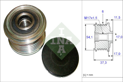 INA 535 0149 10 roue libre d'alternateur