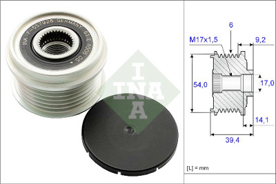 INA 535 0151 10 roue libre d'alternateur