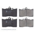 Jeu de 4 plaquettes de frein BLUEPRINT ADT342126BLU