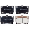 Jeu de 4 plaquettes de frein BLUEPRINT ADT342156BLU