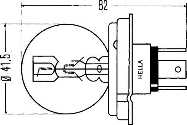 Ampoule, projecteur longue portée