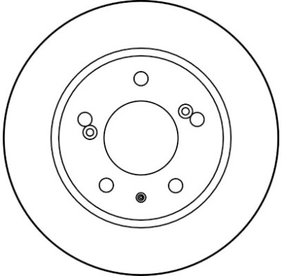 Jeu de (2) disques de frein TRW DF1109
