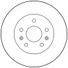 Jeu de disques de frein TRW DF1515