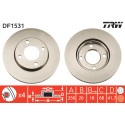 Jeu de disques de frein TRW DF1531