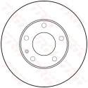 Jeu de (2) disques de frein TRW DF1556