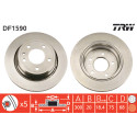 Jeu de disques de frein TRW DF1590