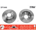 Jeu de disques de frein TRW DF1649