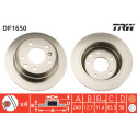 Jeu de disques de frein TRW DF1650