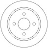 Jeu de disques de frein TRW DF1654