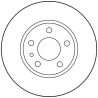 Jeu de disques de frein TRW DF1739