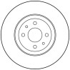 Jeu de disques de frein TRW DF1757