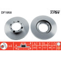 Jeu de disques de frein TRW DF1958