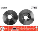 Jeu de disques de frein TRW DF2558