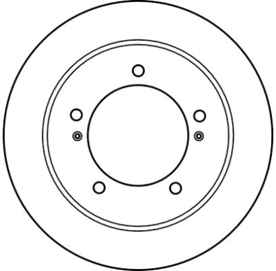 Jeu de (2) disques de frein TRW DF2588