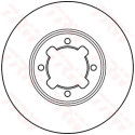 Jeu de (2) disques de frein TRW DF2618
