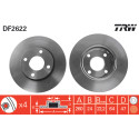 Jeu de disques de frein TRW DF2622