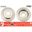 Jeu de disques de frein TRW DF2623