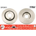 Jeu de disques de frein TRW DF2631