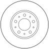 Jeu de disques de frein TRW DF2671