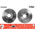 Jeu de disques de frein TRW DF2682