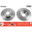 Jeu de disques de frein TRW DF2686