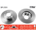 Jeu de disques de frein TRW DF2721