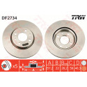 Jeu de disques de frein TRW DF2734