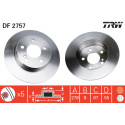 Jeu de disques de frein TRW DF2757