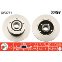 Jeu de disques de frein TRW DF2771