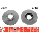 Jeu de disques de frein TRW DF2785