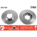 Jeu de disques de frein TRW DF2786