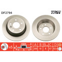 Jeu de disques de frein TRW DF2794