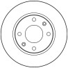 Jeu de disques de frein TRW DF2815