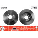 Jeu de disques de frein TRW DF3109