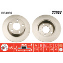 Jeu de disques de frein TRW DF4039