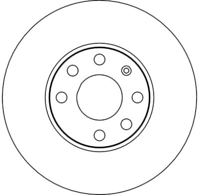 Jeu de (2) disques de frein TRW DF4042