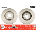Jeu de disques de frein TRW DF4064