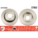 Jeu de disques de frein TRW DF4069