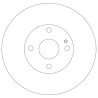 Jeu de 2 disques de frein