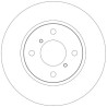 Jeu de disques de frein TRW DF4131