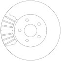 Jeu de disques de frein TRW DF4147