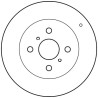 Jeu de disques de frein TRW DF4163