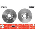Jeu de disques de frein TRW DF4179