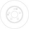 Jeu de disques de frein TRW DF4180