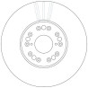 Jeu de disques de frein TRW DF4182S