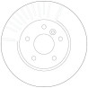 Jeu de disques de frein TRW DF4194S